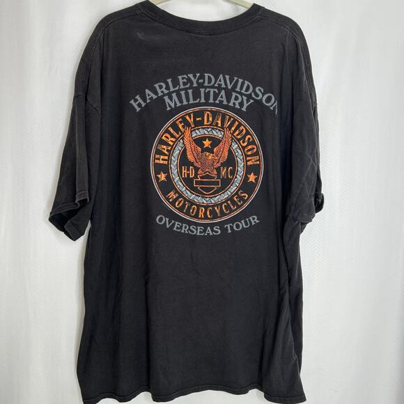 Harley Davidson men’s tee black International Libertarian 2018 size 3X - Picture 6 of 9